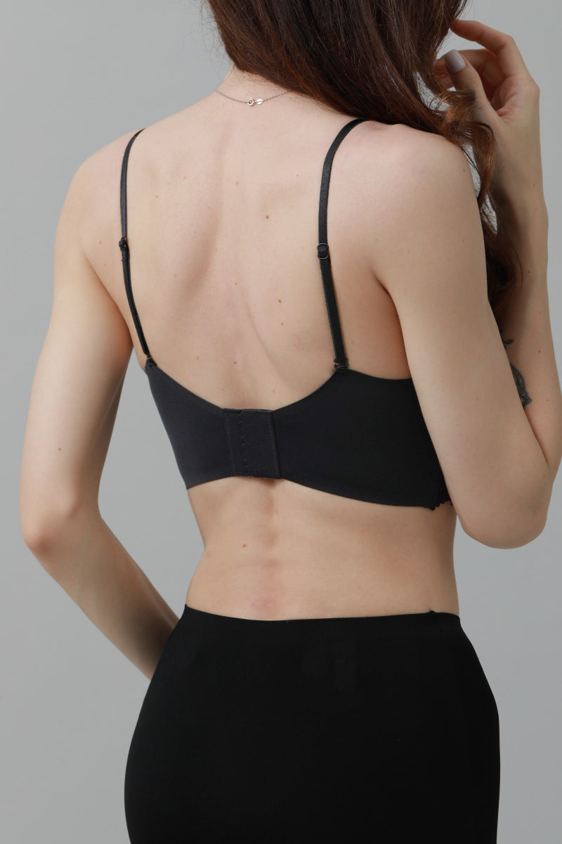 CloudSoft Wireless Bra β Lace Detail & Invisible Fit πΈβοΈ